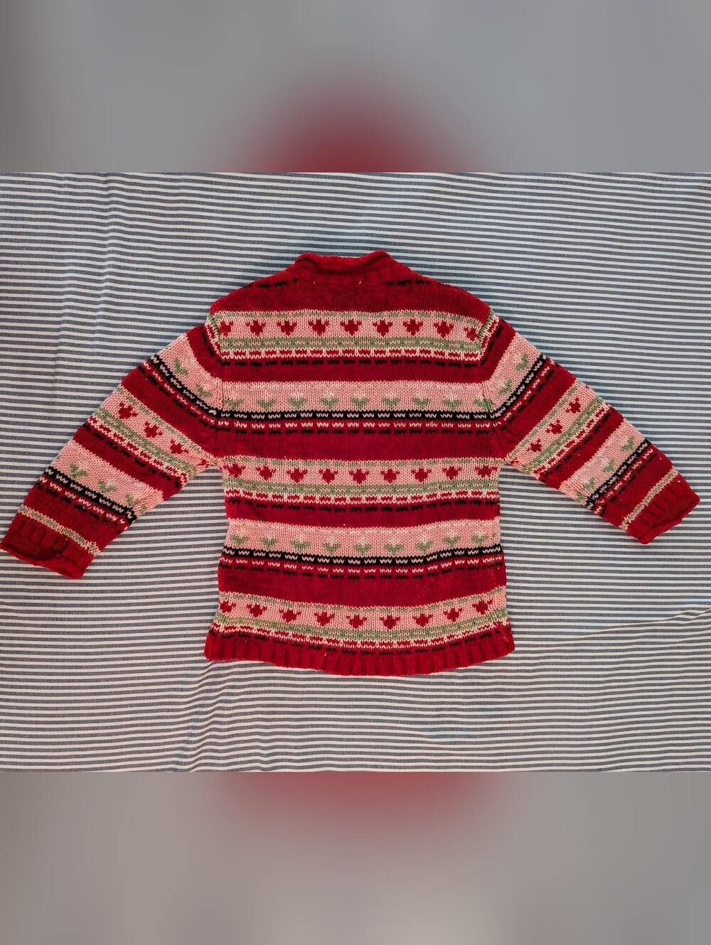 Simply Basic Red Baby 18M Long-sleeve Cozy Sweater - Picture 2 of 3